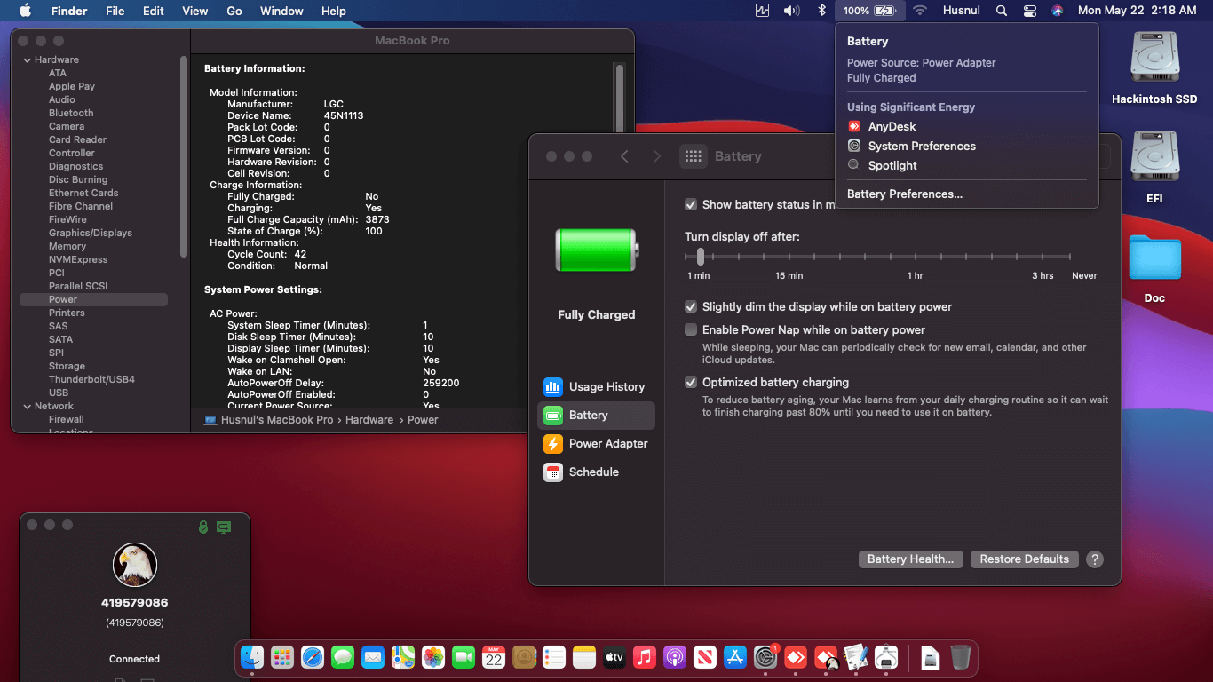 Lenovo Thinkpad X270 6th Dual Battery [SkyLake   Intel HD 520 + PS2 SMBUS]   OpenCore 1